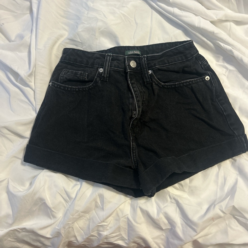Wild Fable Black Denim Jean Shorts
